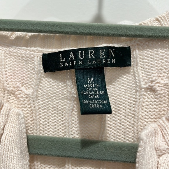Lauren Ralph Lauren Cream Sweater Size M - Picture 2 of 3